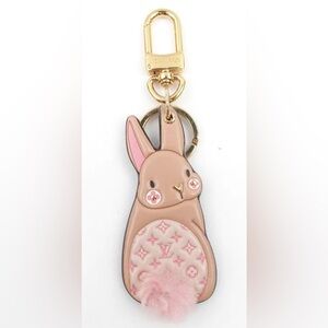 Louis Vuitton Milk Tea Bunny Charm